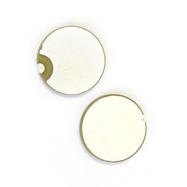Disco piezoelétrico do diâmetro 25mm, placa 2Mhz cerâmica piezoelétrica redonda