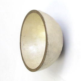 Diâmetro piezoelétrico da cerâmica P44 do hemisfério baixa perda dielétrica de 25,6 x de 4mm